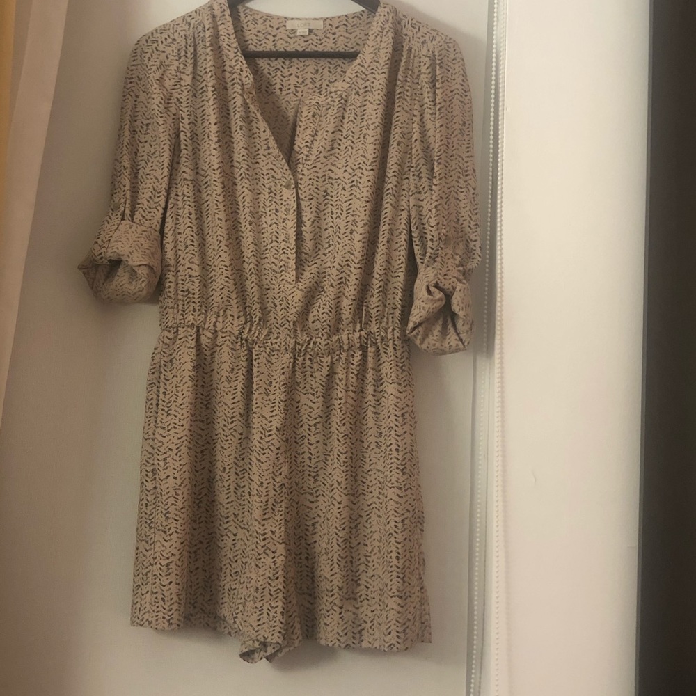 Loft printed romper
